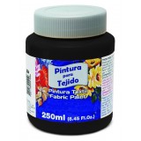 PINTURA TEXTIL ESCOLAR 250 ML NEGRO