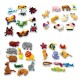 PACK 40 PIEZAS ANIMALES PARA TAPIZ