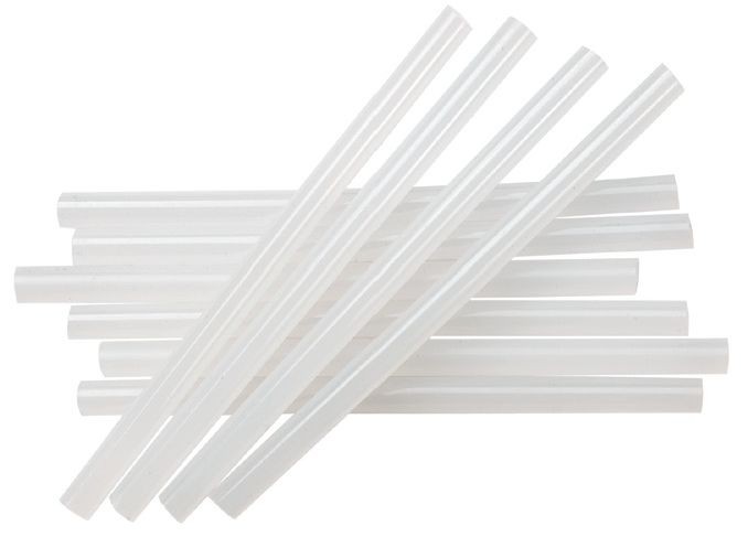 10 barras de silicona transparente