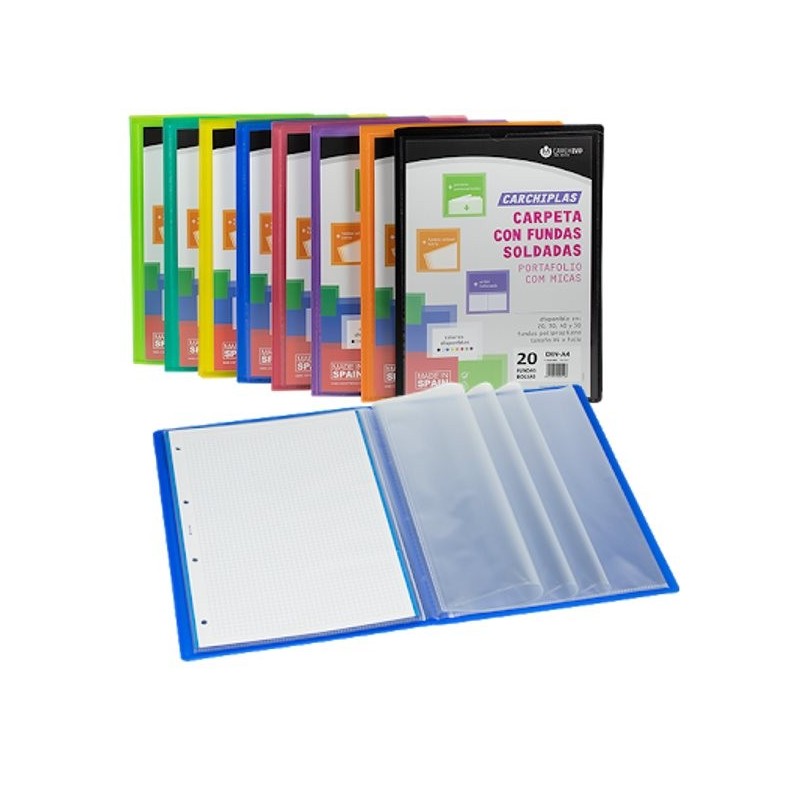 Carpeta Fundas 20 Office re-organizer personalizable color – TODOFICINA