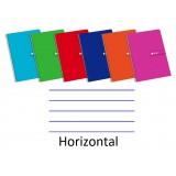 CUADERNO ENRI FOLIO TAPA DURA 80H HORIZONTAL