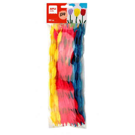 CHENILLAS BUMPY PACK 50 UDS COLORES SURTIDOS