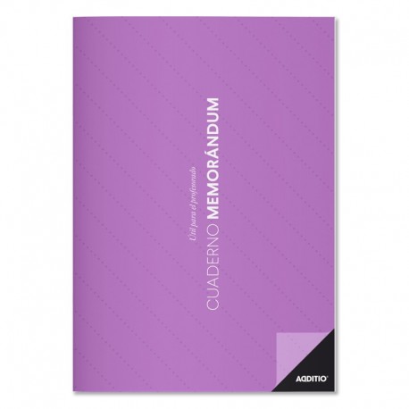 (L) CUADERNO MEMORANDUM ADDITIO P122