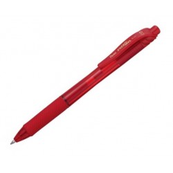 (L) BOLIGRAFO PENTEL ENERGEL CLIC GRIP ROJO