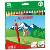 LAPIZ COLORES ALPINO C/24 UDS SURTIDOS