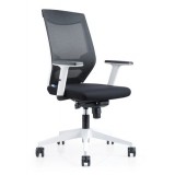 SILLA ERGONOMICA WHITE CON BRAZOS REGULABLES