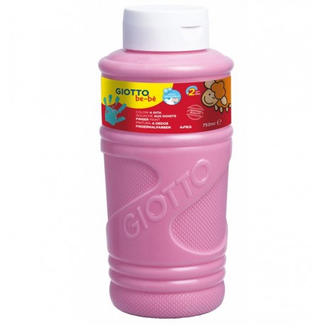 PINTURA DEDOS GIOTTO BOTELLA 750 ML ROSA