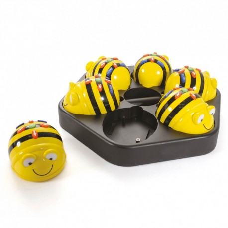 ROBOT BEE-BOT SET 6 UDS CON ESTACION DE CARGA