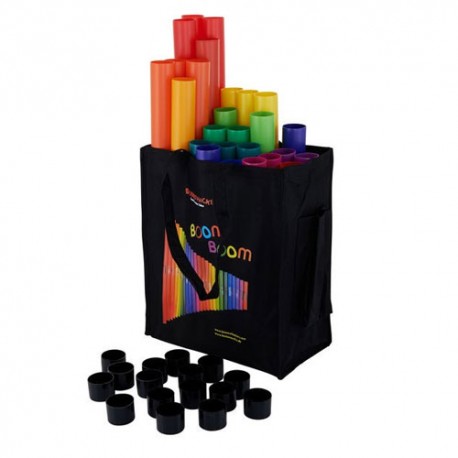 TUBOS SONOROS BOOMWHACKER 28 TUBOS CON BOLSA