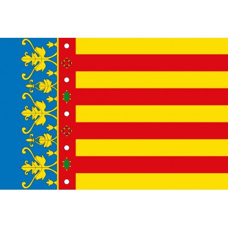 BANDERA EXTERIOR 150X100 CMS COM. VALENCIANA