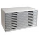 MODULO 10 CAJONES A3 GRIS