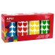 GOMETS APLI CORAZONES PACK 4 ROLLOS COLORES