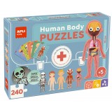 JUEGO 5 PUZZLES DEL CUERPO HUMANO