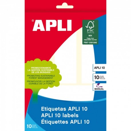 ETIQUETA APLI 10 31X100 1648