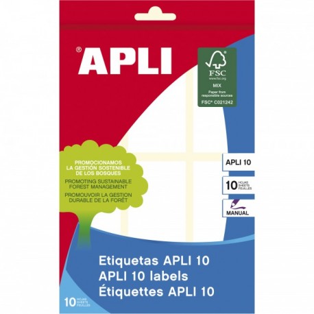 ETIQUETA APLI 10 34X67 1651