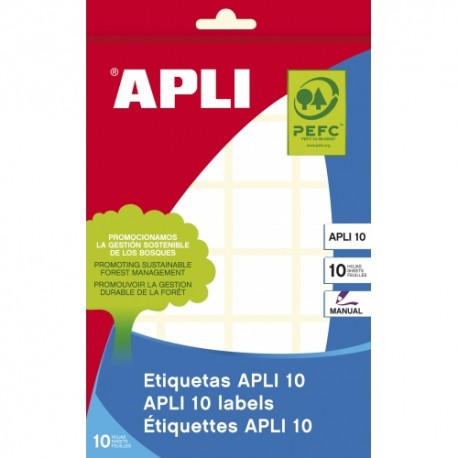 ETIQUETA APLI-10 24X24 1645