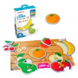 SET 6 PUZZLES SILUETAS FRUTAS