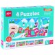 SET 4 PUZZLES ASOCIACION XXL LAS ESTACIONES