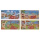 SET 4 PUZZLES ASOCIACION XXL LAS ESTACIONES