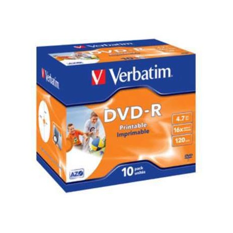 DVD-R VERBATIM PRINTABLE 4,7GB