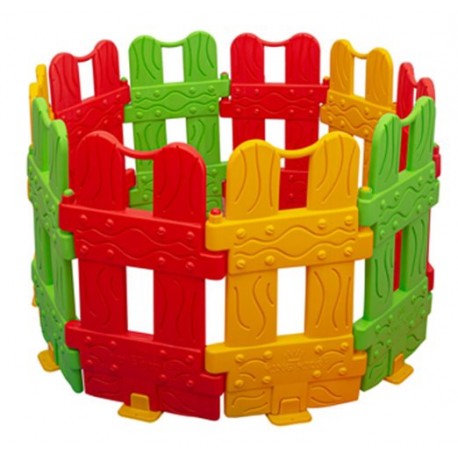 VALLA DE PLASTICO INFANTIL 10 PIEZAS 80X40 CMS