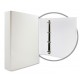 CARPETA FORRADA A4 4 ANILLAS 40MM BLANCA