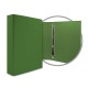 CARPETA FORRADA A4 4 ANILLAS 40MM VERDE OSCURO