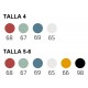SILLA MIA CASTORS 1029 4 RUEDAS 