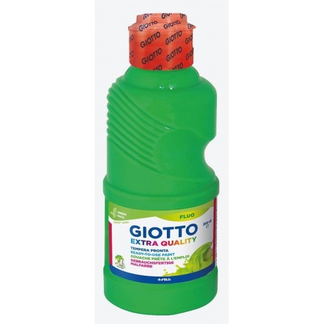 TEMPERA FLUORESCENTE GIOTTO 250 ML VERDE