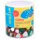 GEMAS DECORATIVAS CORAZONES BOTE 720 UDS