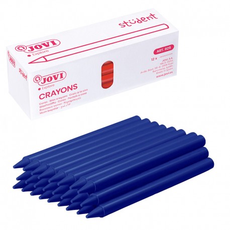 CERAS JOVI PLASTICOLOR C/25 AZUL OSCURO