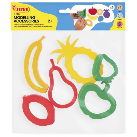 MOLDES SURTIDOS 6 UDS FRUTAS