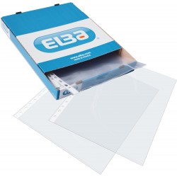 FUNDA MULTITALADRO ELBA A4 90 MICRAS 100 UDS