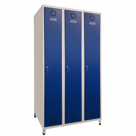 TAQUILLA METAL 3 MODULOS 1 PUERTA 90X50X190 CMS