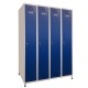 TAQUILLA METAL 4 MODULOS 1 PUERTA 120X50X190 CMS