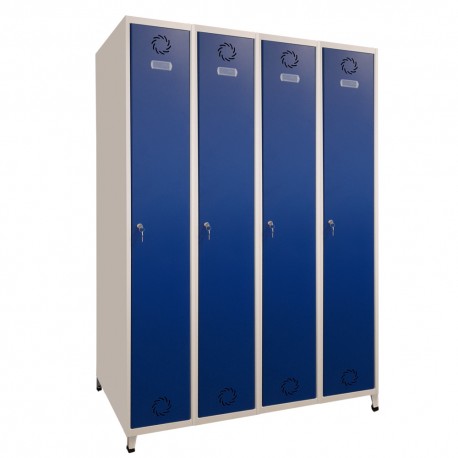 TAQUILLA METAL 4 MODULOS 1 PUERTA 120X50X190 CMS