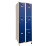TAQUILLA METAL 2 MODULOS 3 PUERTAS 60X50X190 CMS