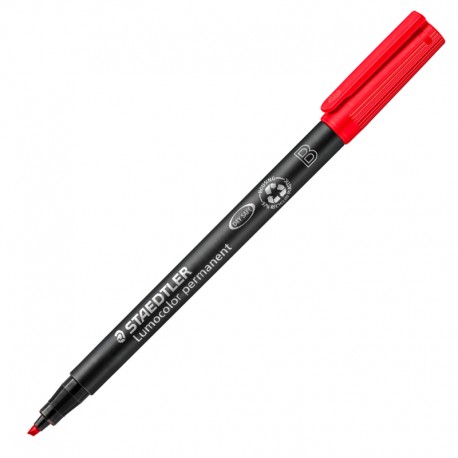ROTULADOR STAEDTLER LUMOCOLOR B 314 ROJO
