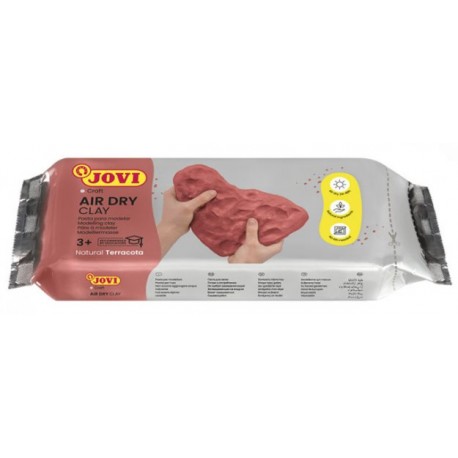 PASTA MODELAR JOVI AIR DRY 500 GR TERRACOTA