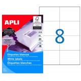 ETIQUETAS IMPRESORA APLI 105X74 REF 1796 500 HOJAS