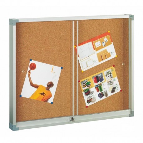 VITRINA ANUNCIOS PUERTAS METACRILATO 100X200