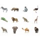 GOMETS APLI FAMILIAS ANIMALES PACK 4 ROLLOS