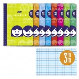 (L) CUADERNO FOLIO LAMELA 80H. CUADROVIA 3 MM