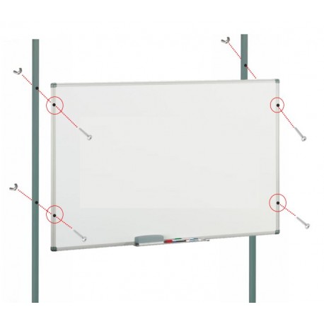 ADAPTACION DE PIZARRA ORIFICIOS PARA SOPORTE