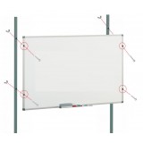 ADAPTACION DE PIZARRA ORIFICIOS PARA SOPORTE