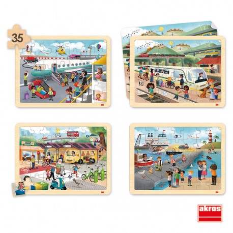 SET 4 PUZZLES LOS TRANSPORTES