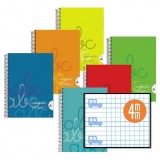CUADERNO A5 POLIP 80H 90G PAUTAGUIA 4 MM