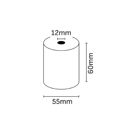ROLLO PAPEL TERMICO 60X55