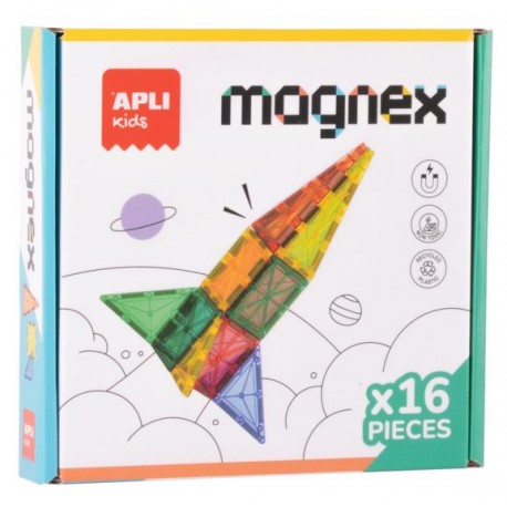 CONSTRUCCION MAGNETICA 3D 16 PIEZAS