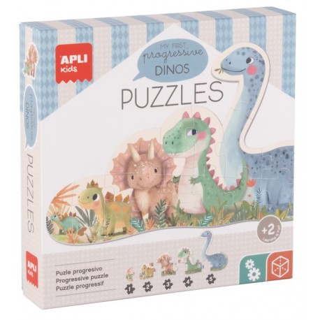 MI PRIMER PUZZLE PROGRESIVO DINOSAURIOS